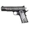 Auto Ordnance 1911 Trump Rally Cry 45 Auto (ACP) 5in Engraved Stainless Steel Black Cerakote Pistol 7+1 Rounds - Black