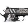 Auto Ordnance 1911 Trump Rally Cry 45 Auto (ACP) 5in Engraved Stainless Steel Black Cerakote Pistol 7+1 Rounds - Black
