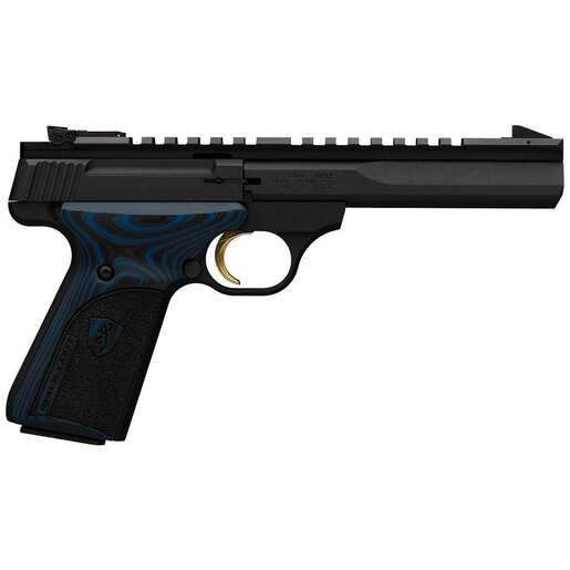 Browning Buck Mark Black Label 22 Long Rifle 5.5in Matte Black Steel Pistol - 10+1 Rounds - Black image