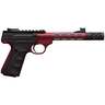 Browning Buck Mark Plus 22 Long Rifle 5.87in Red Anodized Pistol - 10+1 Rounds - Red