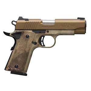 Browning 1911 Black Label Speed Compact 380 Auto (ACP) 3.63in Burnt Bronze Cerakote Pistol - 8+1 Rounds