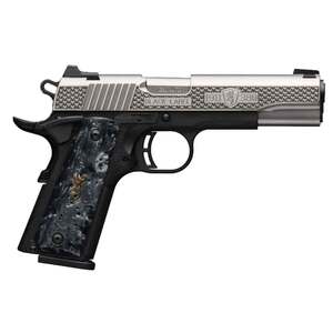Browning 1911 Black Label High Grade Compact 380 Auto (ACP) 4.25in Matte Black Stainless Steel Pistol - 8+1 Rounds