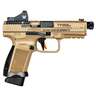 Canik TP9 Elite Combat 9mm Luger 4.73in Cerakote Pistol - 18+1 Rounds - Tan