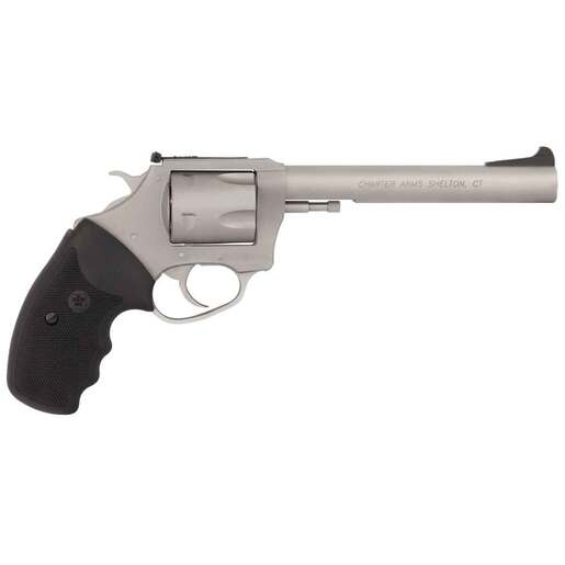 Charter Arms Pitbull 9mm Luger 6in Stainless Revolver - 5 Rounds - Full image