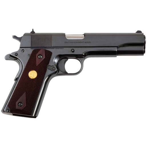 Colt 1911 45 Auto (ACP) 5in Polished Royal Blued Steel Pistol - 7+1 Rounds image
