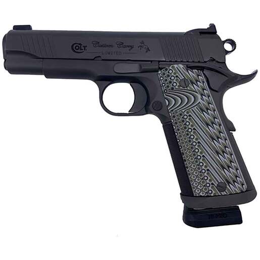 Colt Custom Carry 9mm Luger 4.25in Cerakote Smoked Gray Pistol - 7+1 Rounds - Gray image