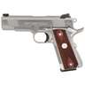 Colt 1911 Combat Elite Commander 45 Auto (ACP) 4.25in Brushed Stainless Steel Pistol - 8+1 Rounds 