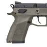 CZ P-07 9mm Luger 3.75in Black/OD Green Pistol - 10+1 Rounds