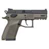 CZ P-07 9mm Luger 3.75in Black/OD Green Pistol - 15+1 Rounds