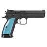 CZ USA TS 2 40 S&W 5.28in Polycoat Pistol - 17+1 Rounds - Black/Blue
