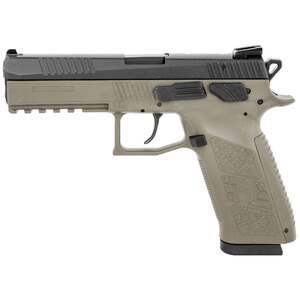CZ P-09 9mm Luger 4.54in OD Green Pistol - 19+1 Rounds
