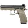 CZ P-09 9mm Luger 4.54in OD Green Pistol - 19+1 Rounds - Green