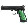 CZ-USA TS2 9mm Luger 5.23in Black/Green Pistol - 20+1 Rounds - Green