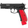 CZ-USA CZ 75 SP-01 9mm Luger 4.6in Black/Red Competition Pistol - 21+1 Rounds - Red