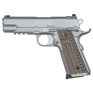 Dan Wesson Specialist Commander 45 Auto (ACP) 4.25in Stainless Steel Pistol - 8+1 Rounds