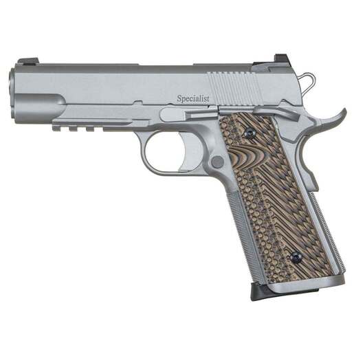 Dan Wesson Specialist Commander 45 Auto (ACP) 4.25in Stainless Steel Pistol - 8+1 Rounds - Gray image