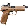 FN FNX Tactical 45 Auto (ACP) 5.3in Flat Dark Earth Pistol - 10+1 Rounds - Tan