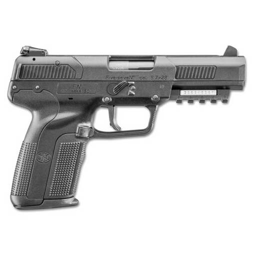 FN Five-seveN 5.7x28mm 4.80in Matte Black Pistol - 10+1 Rounds - Black image