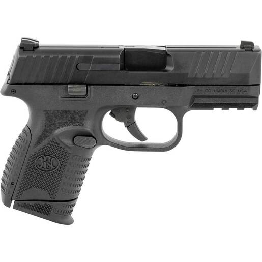 FN 509 Compact 9mm Luger 3.7in Matte Black Pistol - 10+1 Rounds - Black Compact image