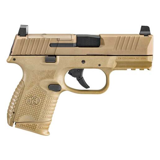 FN 509 MRD Compact 9mm Luger 3.7in Flat Dark Earth Pistol - 10+1 Rounds - Tan Compact image