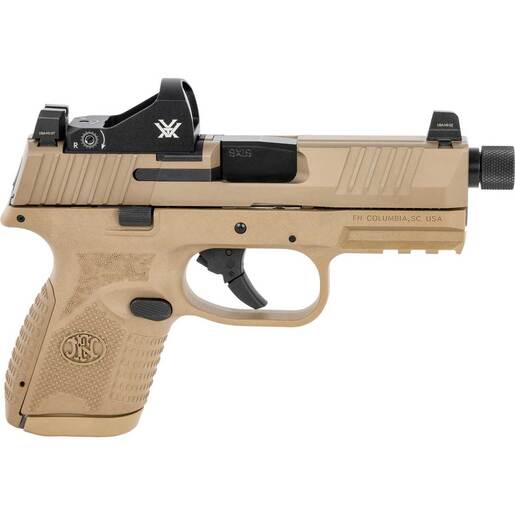 FN 509 Compact Tactical 9mm Luger 4.32in Flat Dark Earth Pistol - 10+1 Rounds - Tan Compact image