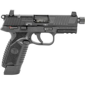 FN 502 Tactical 22 Long Rifle 4.6in Matte Black Pistol - 10+1 Rounds