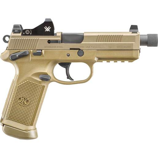 FN FNX Tactical 45 Auto (ACP) 5.3in Flat Dark Earth Pistol - 15+1 Rounds - Tan image