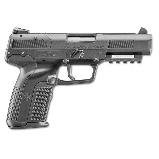 FN Five-seveN 5.7x28mm 4.8in Matte Black Pistol - 20+1 Rounds - Black image