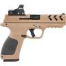 Girsan MC28 SA 9mm Luger 4.25in Flat Dark Earth Pistol With Red Dot - 17+1 Rounds - Tan