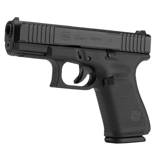 Glock 23 Gen5 MOS .40 S&W 4.02in Matte Black Pistol - 10+1 Rounds - Black image