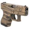 Glock 26 Gen3 9mm Luger 3.43in Coyote Battle Worn Flag Cerakote Pistol - 10+1 Rounds - Tan