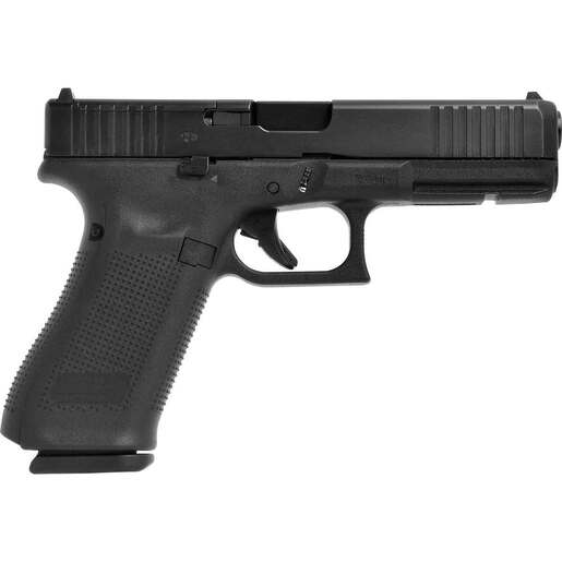 Glock 17 Gen5 MOS 9mm Luger 4.49in Black Pistol - 10+1 Rounds - Black image