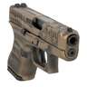 Glock 26 Gen5 9mm Luger 3.43in Coyote Battle Worn Flag Cerakote Pistol - 10+1 Rounds - Tan