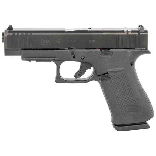 Glock 48 MOS 9mm Luger 4.17in Black Pistol - 10+1 Rounds - Black image