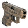 Glock 26 Gen4 9mm Luger 3.43in Coyote Battle Worn Flag Cerakote Pistol - 10+1 Rounds - Tan