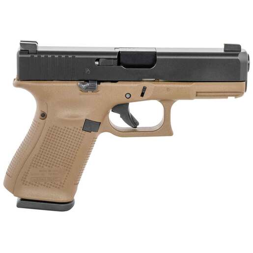 Glock 19 9mm Luger 4.02in Matte Black/FDE Pistol - 10+1 Rounds - Tan image