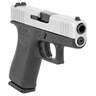 Glock 43X MOS 9mm Luger 3.41in Black/Silver Pistol - 10+1 Rounds - Black