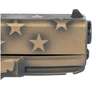 Glock G23 Gen3 Compact 40 S&W 4.02in Black / Coyote Battle Worn Flag Cerakote Pistol - 13+1 Rounds - Brown
