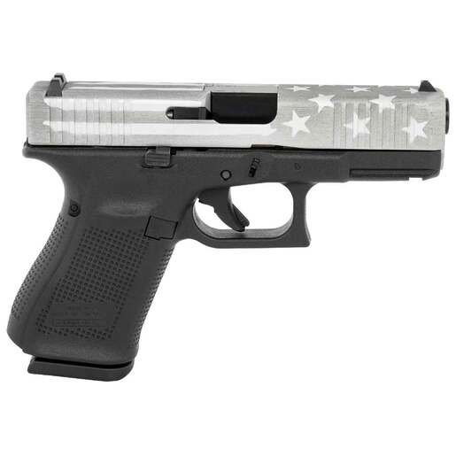 Glock G23 Gen5 Compact 40 S&W 4.02in Black / Gray Battle Worn Flag Cerakote Pistol - 13+1 Rounds - Gray Compact image