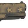 Glock G23 Gen4 Compact 40 S&W 4.02in Black / Coyote Battle Worn Flag Cerakote Pistol - 13+1 Rounds - Brown