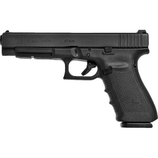 Glock 41 Competition 45 Auto (ACP) 5.31in Matte Black Pistol - 13+1 Rounds - Black image