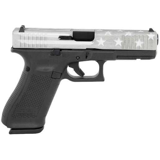 Glock G22 Gen5 40 S&W 4.49in Black / Gray Battle Worn Flag Cerakote Pistol - 15+1 Rounds - Gray image