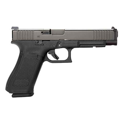 Glock G35 Gen5 Competition MOS 40 S&W 5.31in Black nDLC Steel Pistol - 15+1 Rounds - Black image