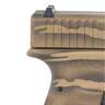 Glock G22 Gen3 40 S&W 4.49in Black / Coyote Battle Worn Flag Cerakote Pistol - 15+1 Rounds - Brown