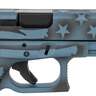 Glock G22 Gen3 40 S&W 4.49in Blue Titanium Flag Cerakote Pistol - 15+1 Rounds - Blue