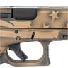 Glock G35 Gen5 Competition 40 S&W 5.31in Black / Coyote Battle Worn Flag Cerakote Pistol - 15+1 Rounds - Brown