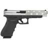 Glock G35 Gen5 Competition 40 S&W 5.31in Black / Gray Battle Worn Flag Cerakote Pistol - 15+1 Rounds - Gray