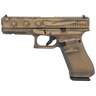 Glock G22 Gen3 40 S&W 4.49in Black / Coyote Battle Worn Flag Cerakote Pistol - 15+1 Rounds - Brown