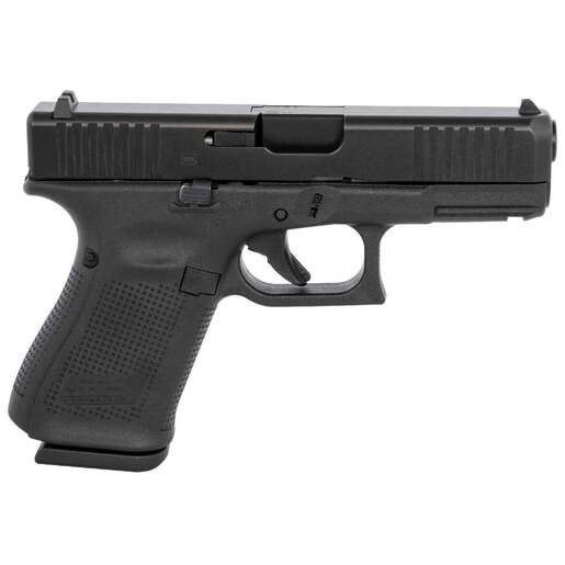 Glock G19 Gen5 Compact 9mm Luger 4.02in Black nDLC Steel Pistol - 15+1 Rounds - Black Compact image