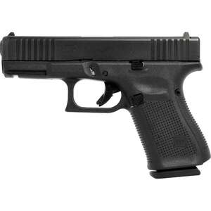 Glock G19 Gen5 Compact 9mm Luger 4.02in Black nDLC Steel Pistol - 15+1 Rounds